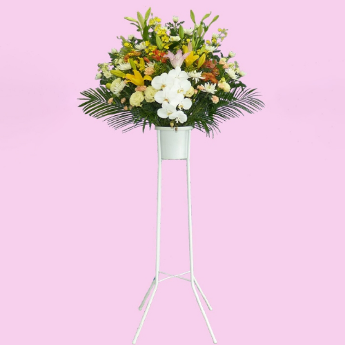 生花スタンド1段（胡蝶蘭入り）